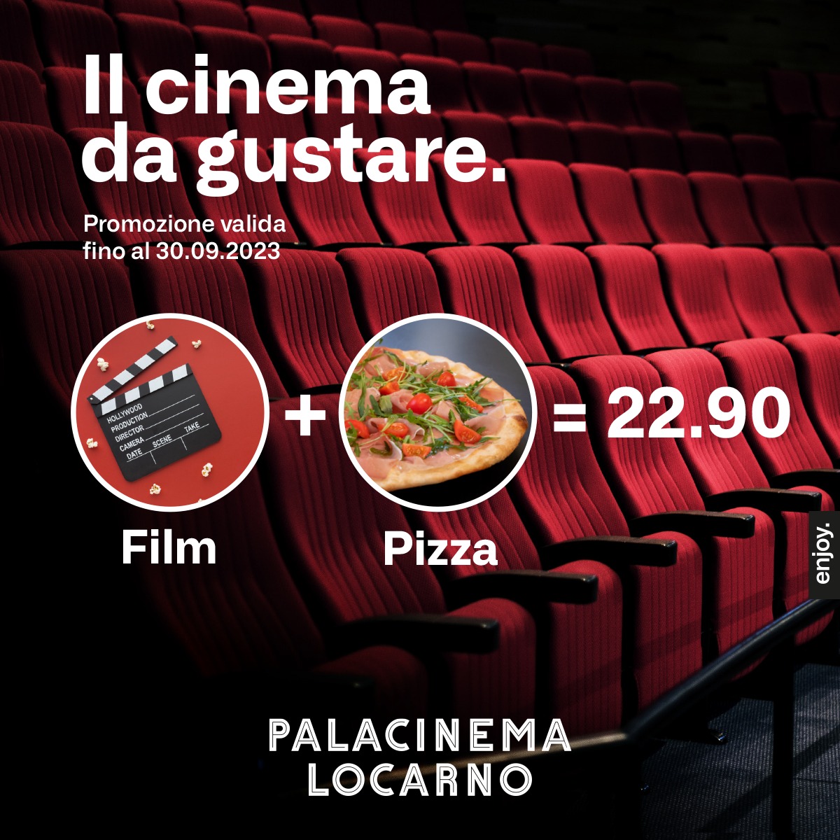 film + pizza = 22.90